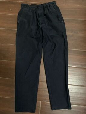 Men's Lululemon Elastic-Waist Pants in Black - Casual Comfort